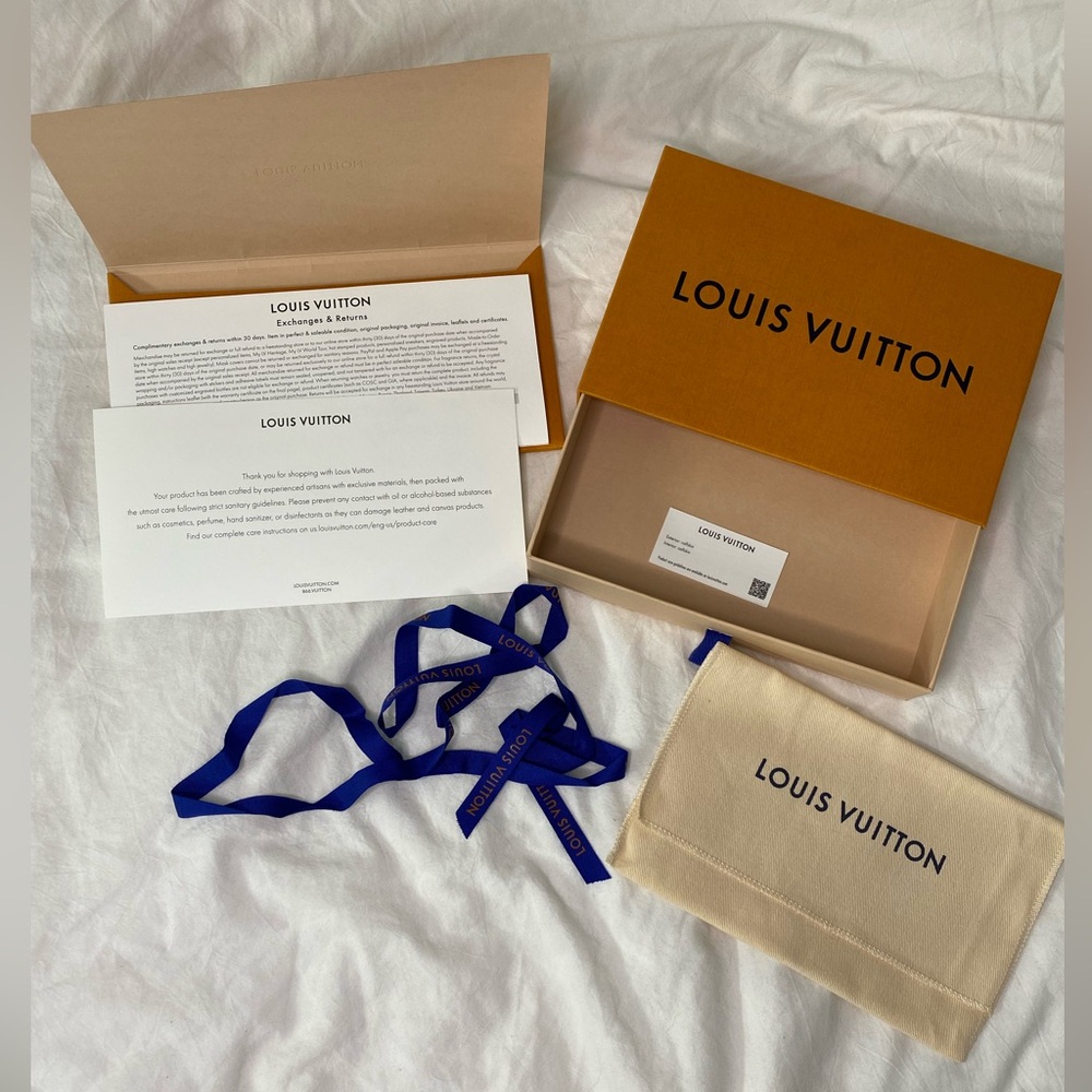 Louis Vuitton EMPTY Orange Box Authentic